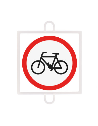 Panel de señalización tráfico de prohibición nº 2 (ciclos)
